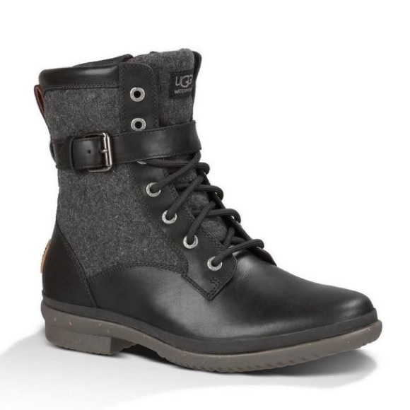 UGG Shoes - Uggs Australia Kesey Black Waterproof Boots